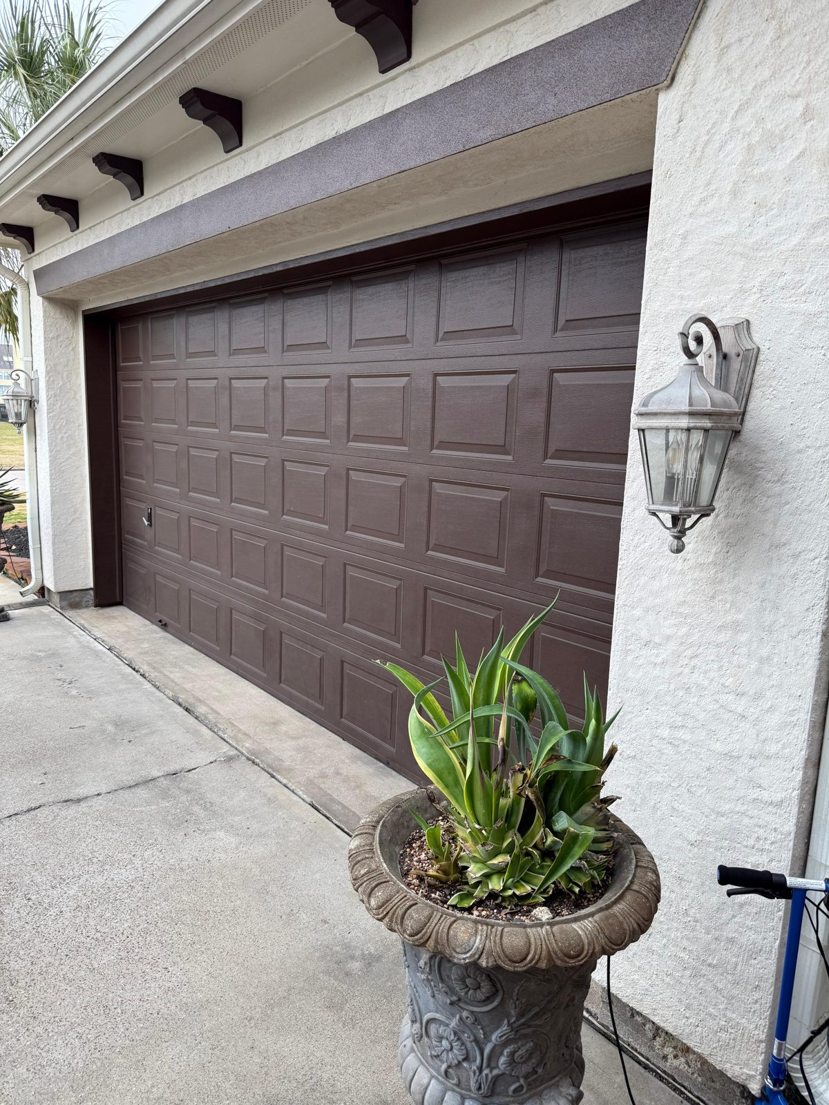 New garage door installed by TikTak on a Willowbend, TX home